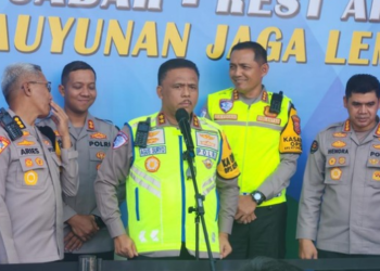 Kakorlantas Cek Kesiapan Pengamanan Mudik di Rest Area KM 57 Tol Japek