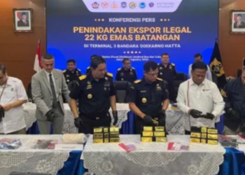 Bareskrim Polri Bongkar Modus Baru Penyelundupan Emas 22,31 Kg Tujuan Hong Kong